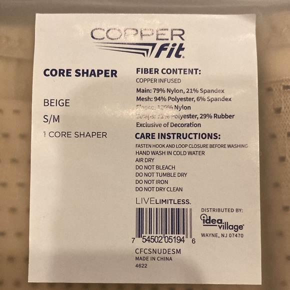 Copper FIT- Core Shaper- brand new in package - Picture 3 of 7